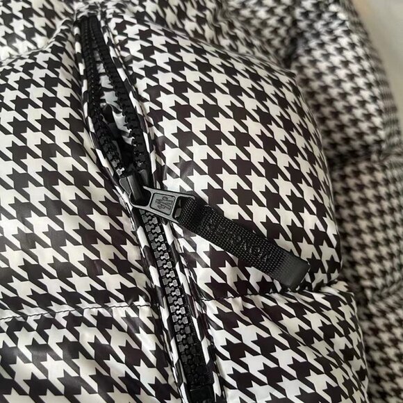 Moncler X Frgmt Socotrine Houndstooth Short Down Jacket - Picture 10 of 16